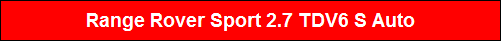 Range Rover Sport 2.7 TDV6 S Auto